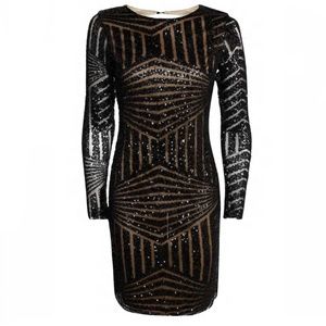 Boutique Sequin Open Back Bodycon Party Dress